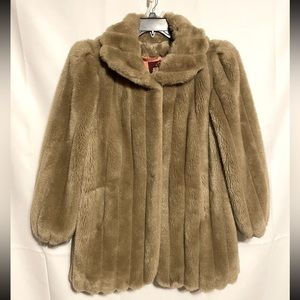 JORDACHE Vintage Faux Fur Coat